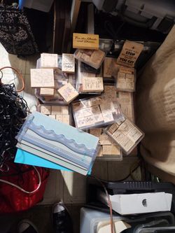 Over 150 Ink Stamps Plus Accessories 