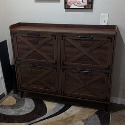 Shoe Storage Organizer - Farmhouse Style 