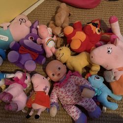 Bag full of plushies 