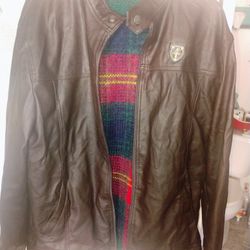 Men's XXL Genuine Leather Jacket Pickup Only Cash 