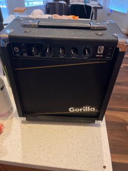 Gorilla GG-25 Guitar Amp 50w Practice Amp – Functional, Needs Cleaning (Static Noise)