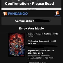 Stranger Things Finale - Dec 31