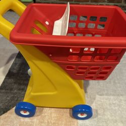 Little Tikes Shopping Cart & Pink Cash Register