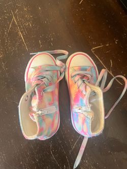 Girls tie dye high top Tommy Bahama shoes