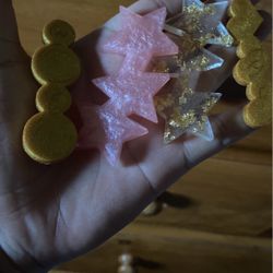 Resin Hair Clips 