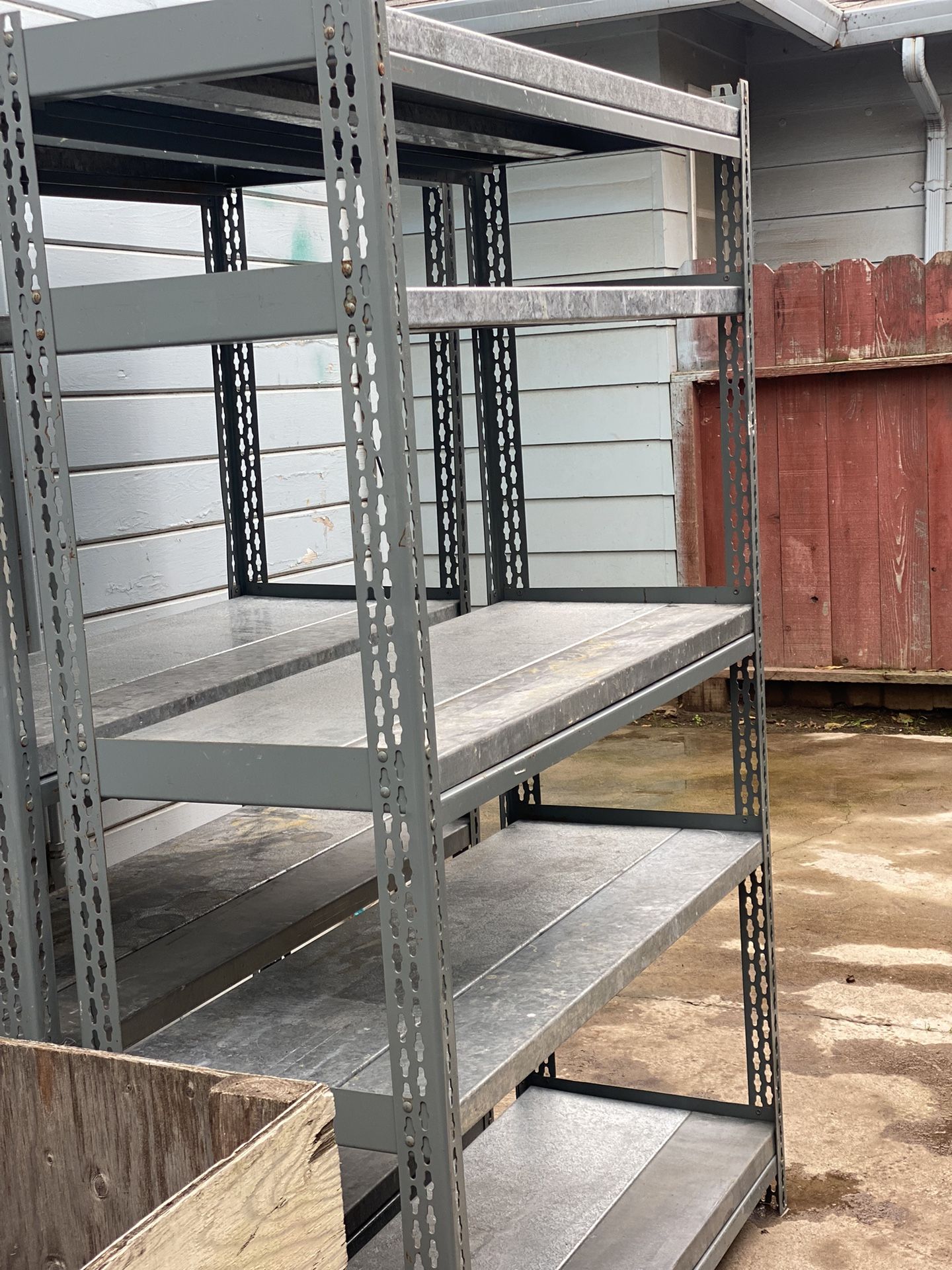 2 Metal Shelf  heavy Duty  $80 inch 