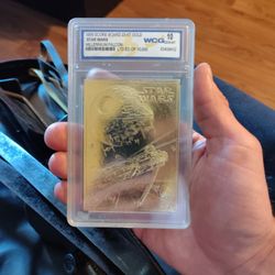 millennium falcon 23 karat gold card