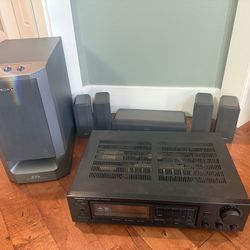 Sony speakers surround sound & AVR receiver