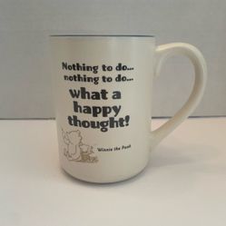 Winnie the Pooh Hallmark Mug Disney 13oz “Nothing to Do What a Happy Thought” 