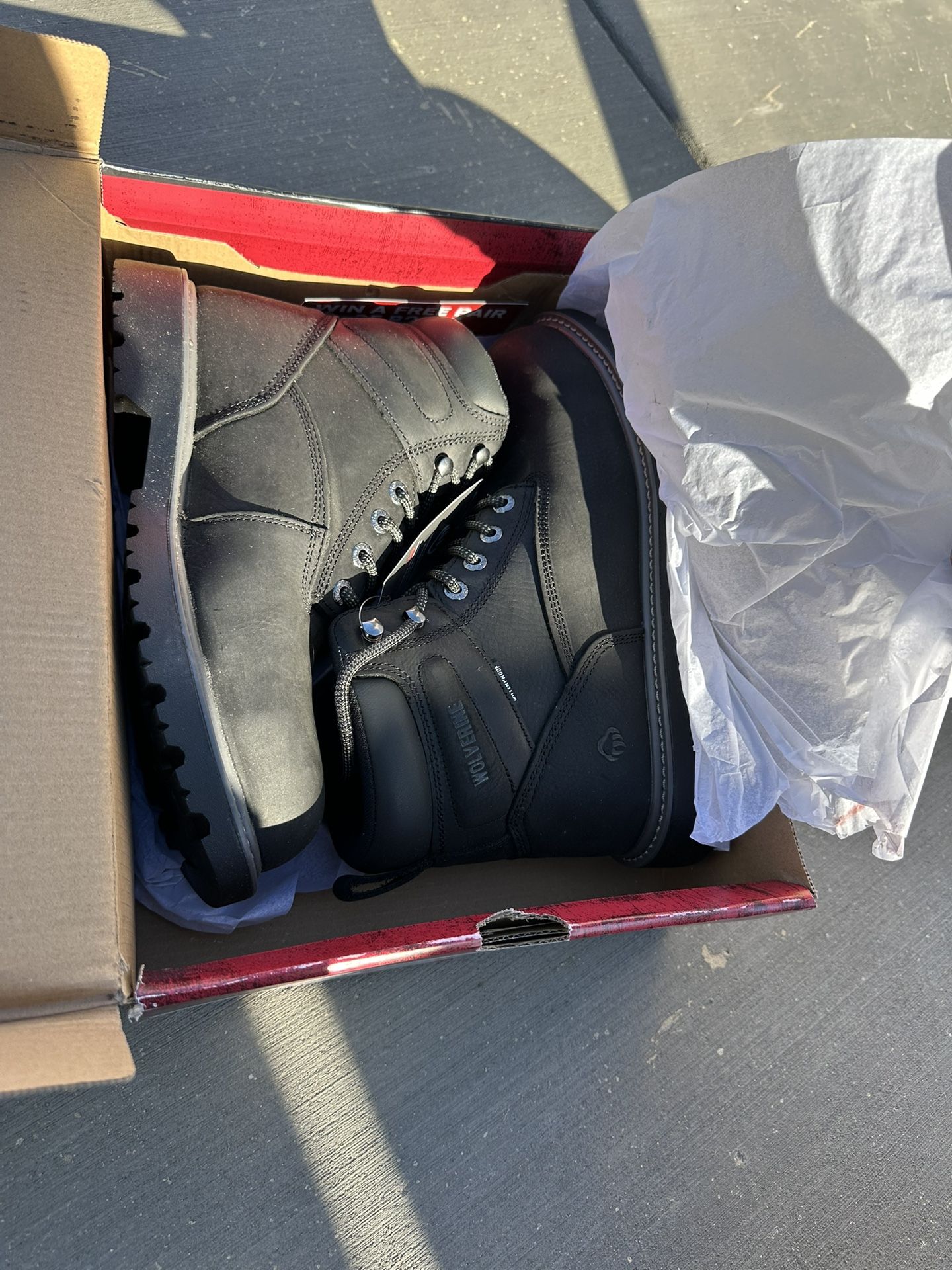 Wolverine Size 10 Steel Toed Boots Brand New 