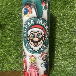 Christmas Mario Tumbler