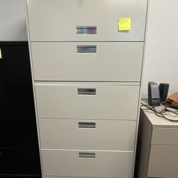 5 Drawer  Vertical File Cabinet