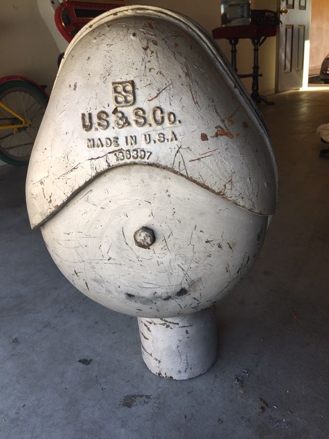 Antique U.S. & S. Co teardrop railroad bell
