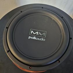 New PAIR of Polk Audio MM1240DVC 1-Way 12in. Car Subwoofer