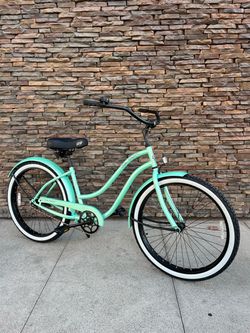 HBBC “Old Skool “ 26 inch Beach Cruiser Seafoam Green
