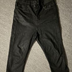 rick owens cropped jeans