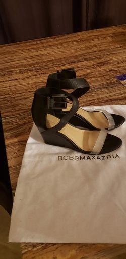 BLack sling back shoes