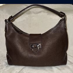 Salvatore Ferragamo Large Hobo Style Shoulder Handbag