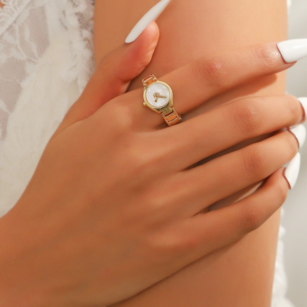 Watch Ring Women's All-match Niche Cold Style Design Ring