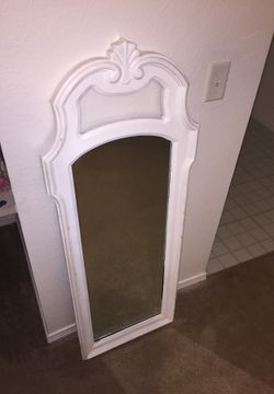 Antique wooden mirror!