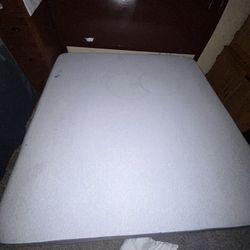 King Size Bed, Including Headboard, Adjustable Frame, Memory Foam Mattress.