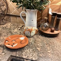Fox Mug And Plate