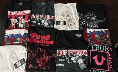 Mens 2xl and 3xl True Religion shirts