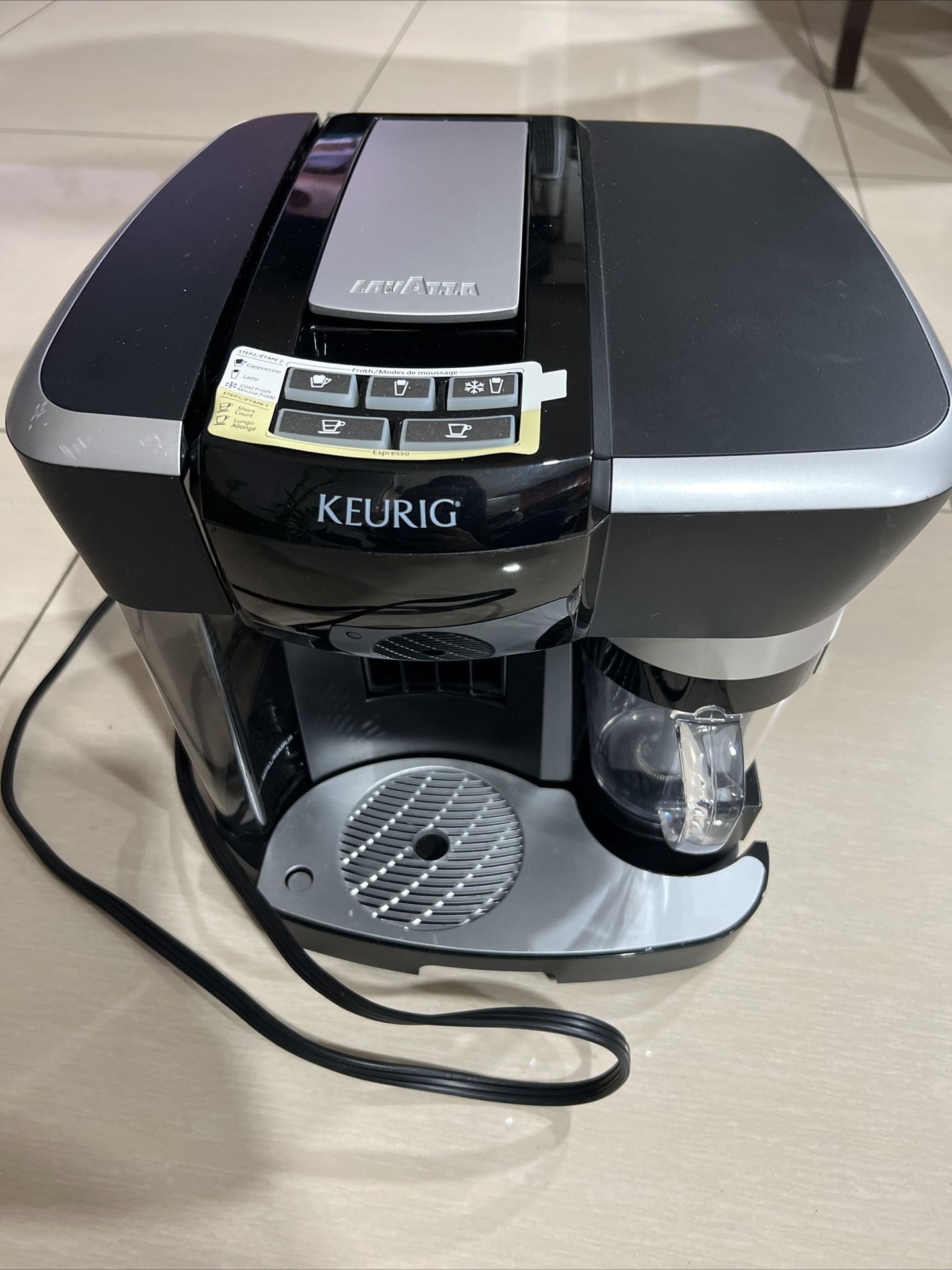 Keurig Lavazza Cappuccino Latte Cold Froth Espresso