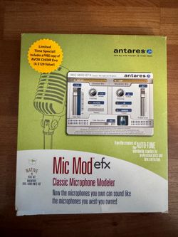 Antares Mic Mod EFX Native Software Plug In