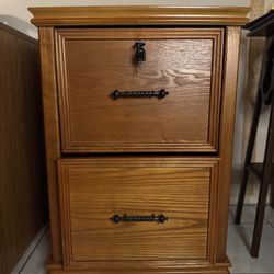 Wooden File Cabinet