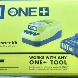 RYOBI ONE + 18v Lithium Starter kit