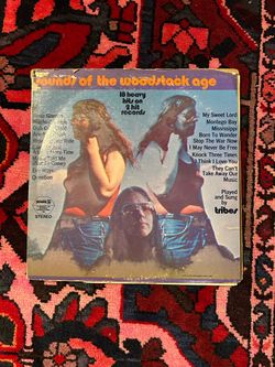 Sounds of the Woodstock age-Vinyl Record- 2 hit records