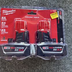 Milwauke M12 2pk 3.0 Batteires 