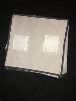 6 Shelf Hanging Closet Organizer- White/ Gray