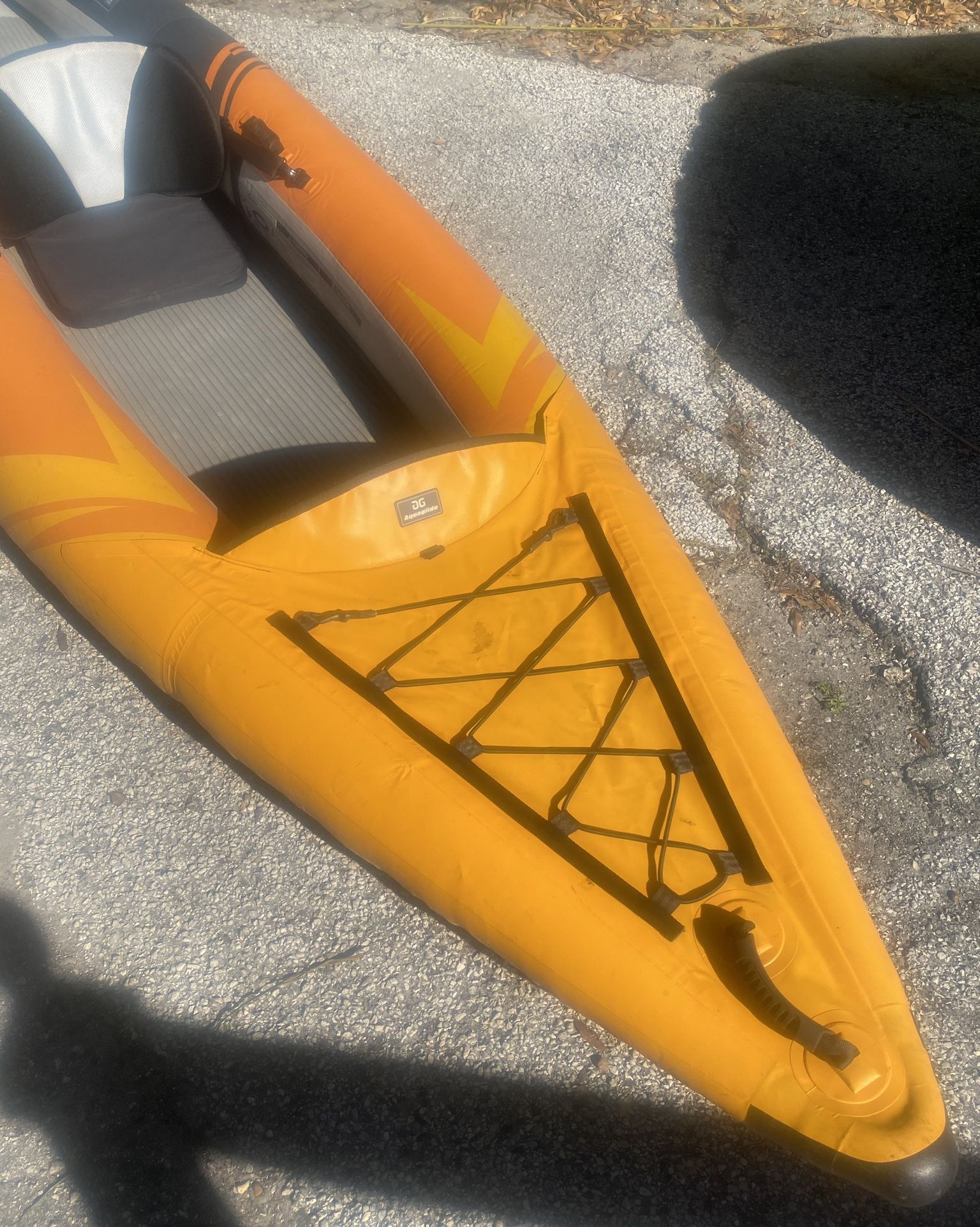 Aquaglide Deschutes Inflatable Kayak with Paddle & Life Vest