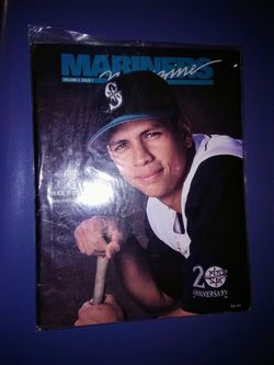 1997 Seattle Mariners program- A-Rod cover