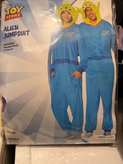 Toy Story Alien Jumpsuit Costume Adult LG/XL
