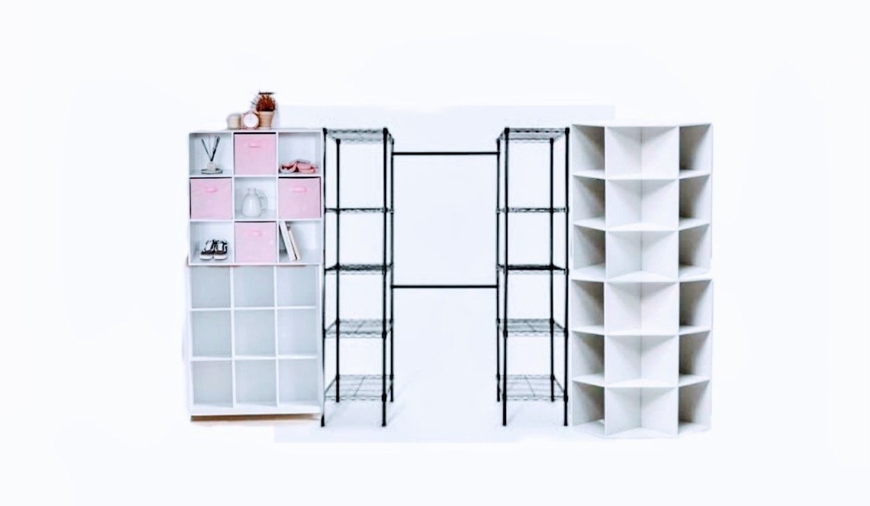 Complete Closet Organizer With Shelving! ALL NEW!!