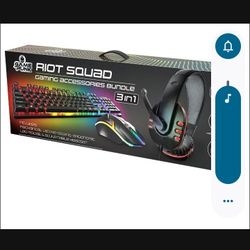 Brand New 3 Piece Gaming Bundle Headset Mouse Keyboard