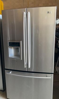 LG 3-Door Stainless Steel Fridge
