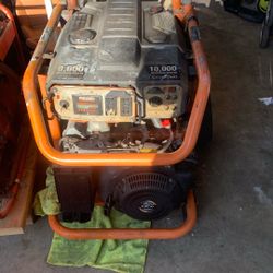 8000 Watt Ridgid Generator Fixer Upper 