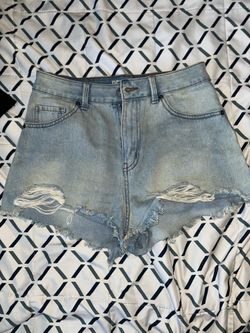 Denim shorts
