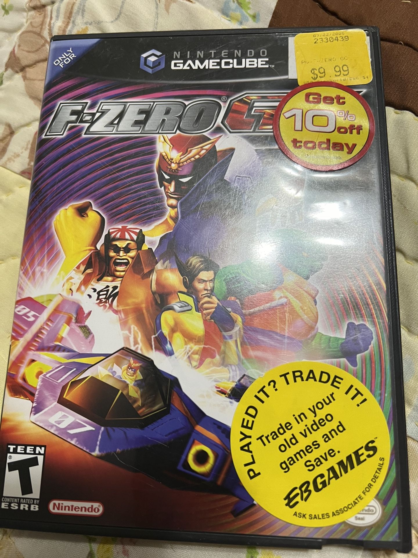 F Zero GX Case with instructions