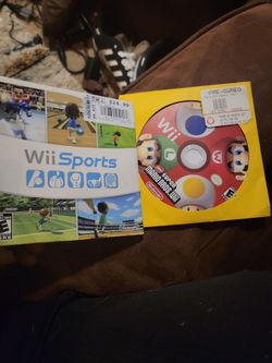 2 Nintendo Wii Games 
Wii Sports
And
New super mario Bros.
Working Perfectly