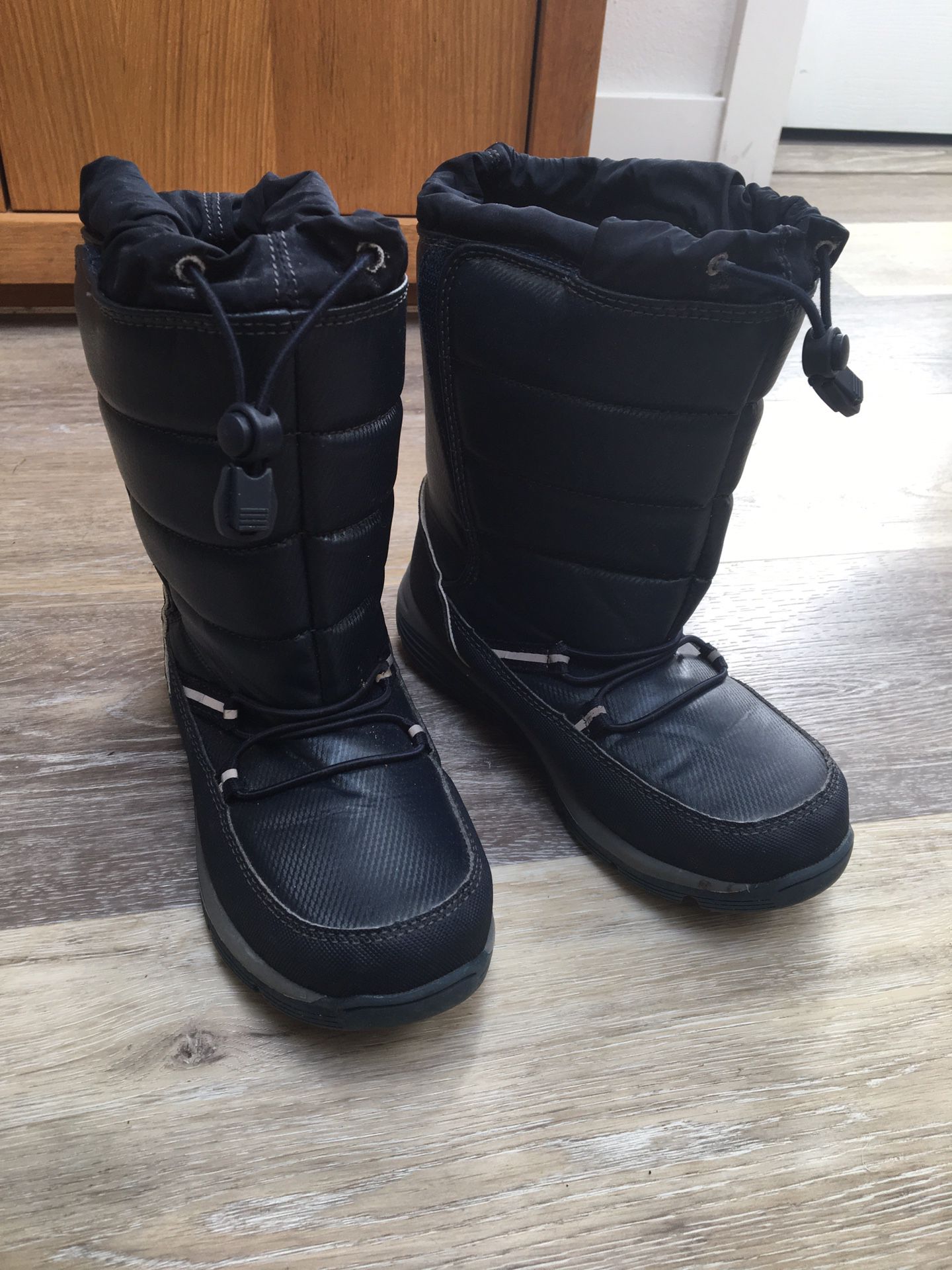 Lands’ End Kids Snow Boots And Carters Coat And Snow Bib