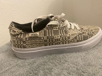 New Vans Ultracrush Camden Optical Woven Textured Sneaker size 7