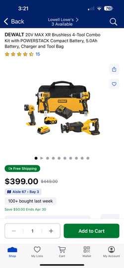 New Dewalt Tools