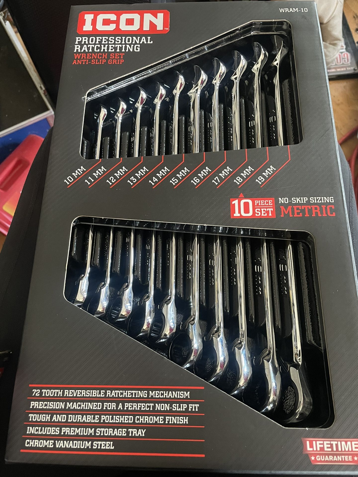 ICON 10 Piece Ratchet Set BRAND NEW