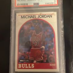 Michael Jordan card. Mint Condition.bag A Little Rip On It But Card Is Fine.