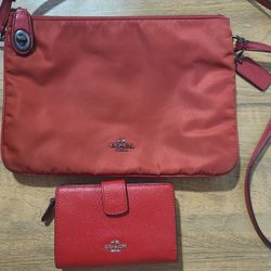 Coach Purse Crossbody And Wallet